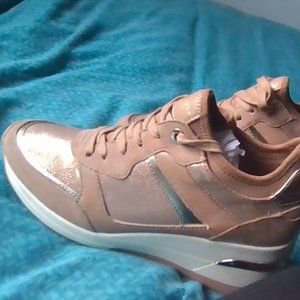 Dune London  ROSE GOLD Wedge Size 8(NEW)